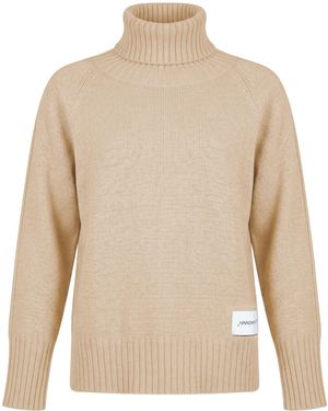 hinnominate Sand Turtleneck Polyamide, Viscose, Wool, Cashmere - Natural