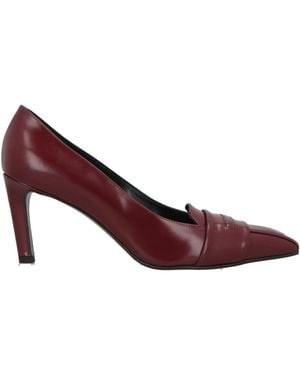 Lella Baldi Pumps Leather - Purple
