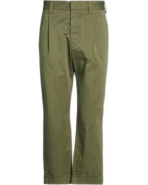 Brian Dales Military Pants Cotton, Wool, Polyamide - Green