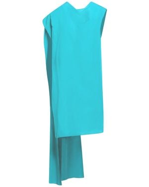 Gianluca Capannolo Mini Dress Silk - Blue