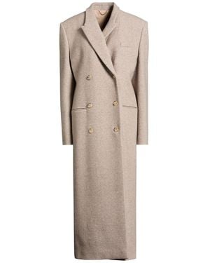 Magda Butrym Coat Wool, Cashmere, Polyamide, Silk - Natural