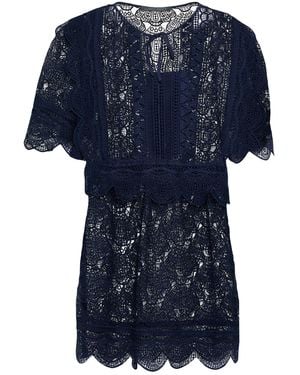 Alberta Ferretti Midnight Top Acetate, Elastane - Blue