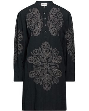 Antik Batik Mini Dress Cotton - Black