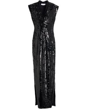 Genny Maxi Dress Polyester, Elastane - Black