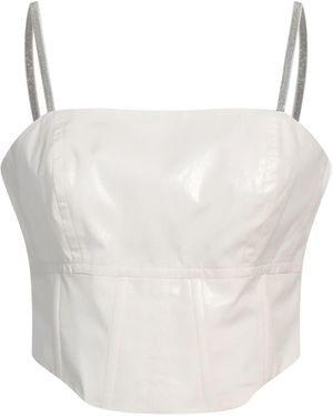 Peserico Top Cotton, Polyester - White