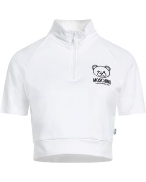 Moschino T-Shirt Cotton, Elastane - White