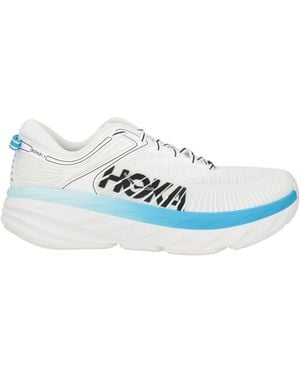 Hoka One One Bondi 7 Trainers Textile Fibres - Blue