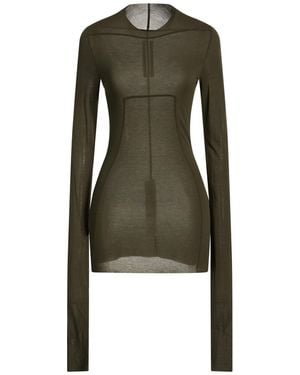 Rick Owens T-Shirt Viscose, Silk - Green