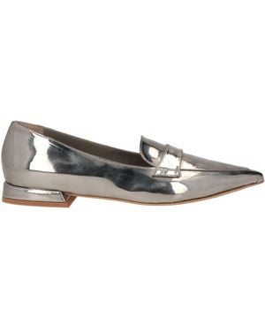 Giancarlo Paoli Loafers Textile Fibers - Gray