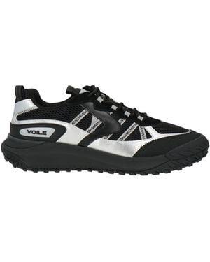 Voile Blanche Sneakers Leather, Textile Fibers - Black