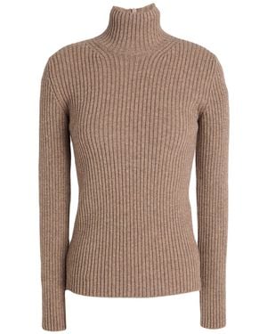 Max Mara Turtleneck Wool, Cashmere, Polyamide, Elastane - Brown