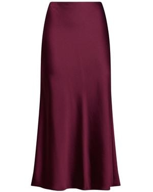 Patrizia Pepe Midi Skirt Polyester - Purple