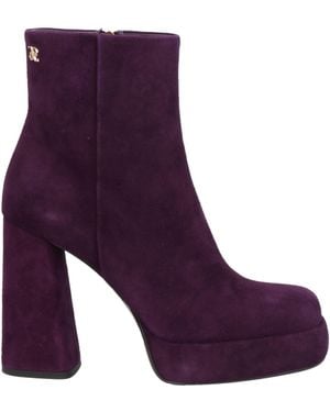 Fabi Ankle Boots Leather - Purple
