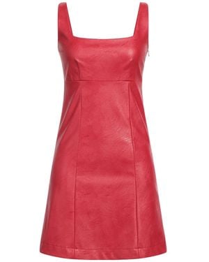 Manila Grace Mini Dress Viscose, Polyurethane - Red