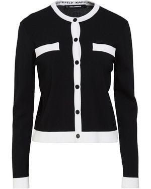 KARL LAGERFELD Strickjacke - Schwarz