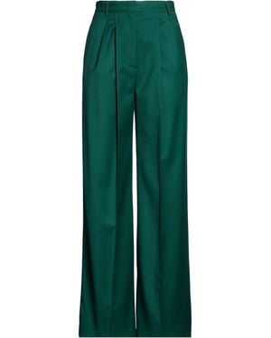SIMONA CORSELLINI Trousers Polyester, Viscose, Elastane - Green