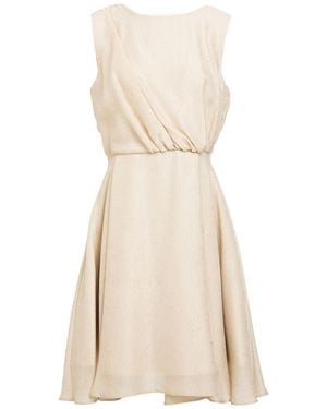 Marella Midi Dress Acetate, Polyamide, Polyester, Triacetate - Natural