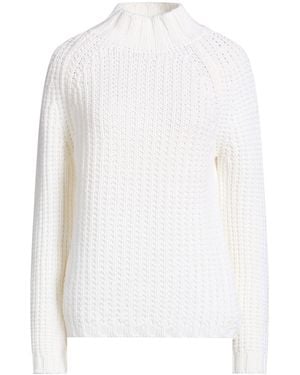 Zanone Cream Sweater Virgin Wool - White