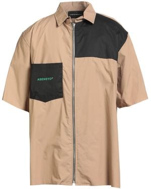 ASENSYO Sand Shirt Cotton - Natural