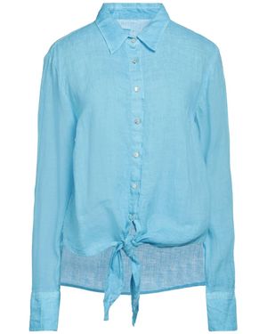 120% Lino Hemd - Blau