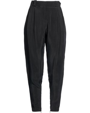 Daniele Alessandrini Pants Cupro - Black