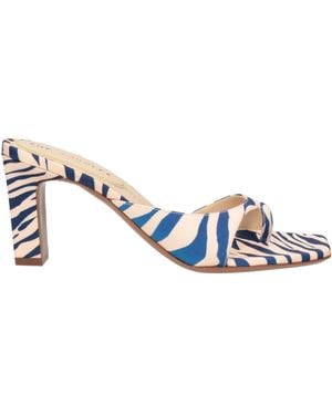 The Saddler Thong Sandal - Metallic