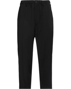 Yohji Yamamoto Trousers Wool - Black