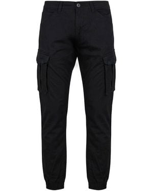 Alpha Industries Pants Cotton, Elastane - Black