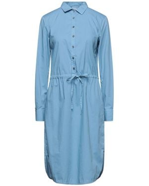 HER SHIRT HER DRESS Midi Dress - Blue