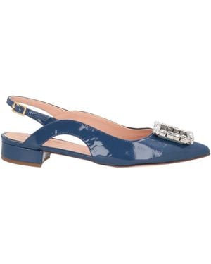 THERESA Ballet Flats Leather - Blue