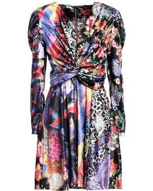 Nora Barth Mini Dress Polyester, Elastane - Blue