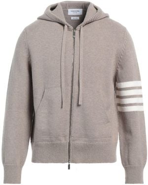 Thom Browne Cardigan Virgin Wool - Grey