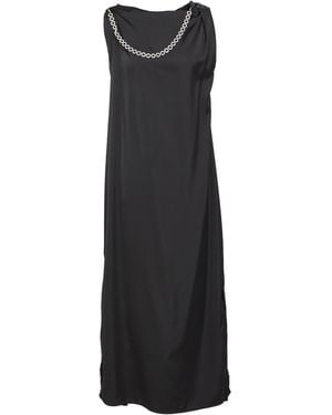 White Wise Maxi Dress Polyester - Black