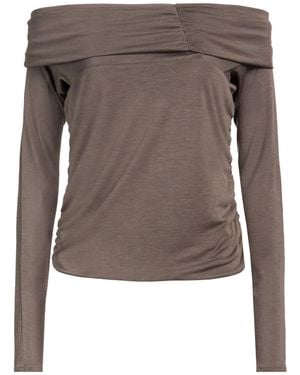 Alohas T-Shirt Tencel - Brown