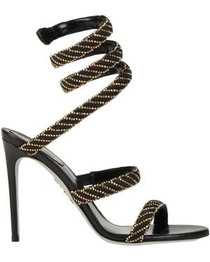 Rene Caovilla Sandals - Black