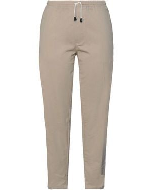 Cream Trousers Cotton - Natural