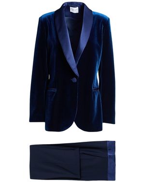 ATELIER LEGORA Suit Polyester, Viscose, Polyamide, Elastane - Blue