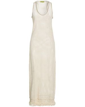 4giveness Cream Maxi Dress Cotton - White