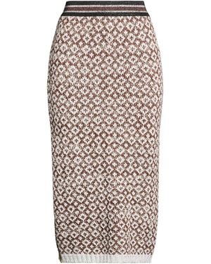 Charlott Midi Skirt Wool - Natural