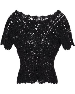 Norma Kamali Pullover - Schwarz