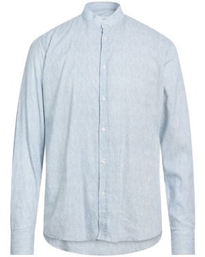 Manuel Ritz Azure Shirt Linen, Cotton - Blue