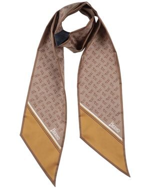 Herno Scarf Silk - Brown