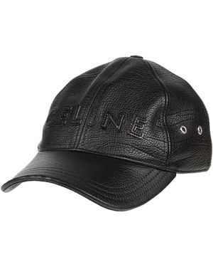 Celine Hat Calfskin - Black