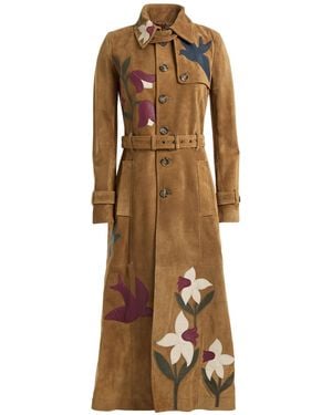 RED Valentino Coat Calfskin, Lambskin - Natural