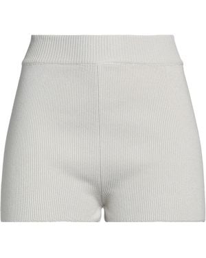 Ami Paris Shorts & Bermuda Shorts Organic Cotton, Merino Wool, Polyamide, Elastane - Grey