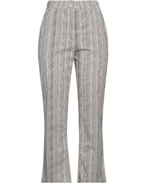 ALESSIA SANTI Trousers Cotton - Grey