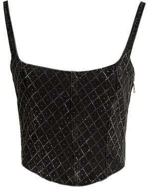 Patrizia Pepe Top Cotton - Black