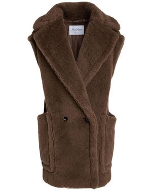 Max Mara Shearling- & Kunstfell - Braun