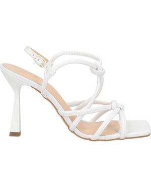 Miss Unique Sandals Leather - White