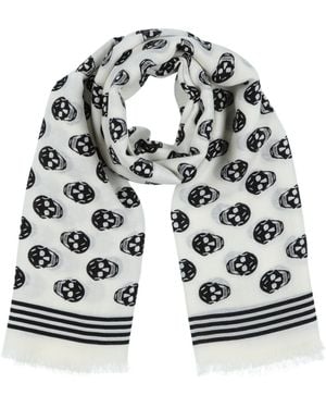 McQueen Scarves - White